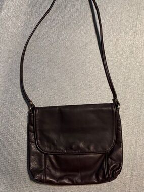 Georgetown Leather Design (Washington D.C.) Dark Brown Shoulder Bag/Purse VTG